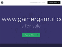 Tablet Screenshot of gamergamut.com